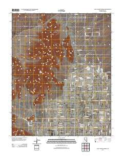 Last Chance Range Nevada Historical topographic map, 1:24000 scale, 7.5 X 7.5 Minute, Year 2012