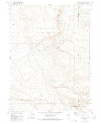 Layton Spring Nevada Historical topographic map, 1:24000 scale, 7.5 X 7.5 Minute, Year 1980