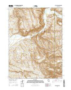 Layton Spring Nevada Current topographic map, 1:24000 scale, 7.5 X 7.5 Minute, Year 2015