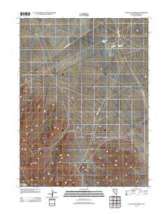 Leach Hot Springs Nevada Historical topographic map, 1:24000 scale, 7.5 X 7.5 Minute, Year 2011