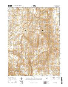 Leadville Nevada Current topographic map, 1:24000 scale, 7.5 X 7.5 Minute, Year 2015