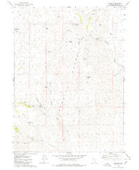 Leadville Nevada Historical topographic map, 1:24000 scale, 7.5 X 7.5 Minute, Year 1980