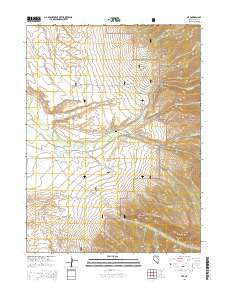 Lee Nevada Current topographic map, 1:24000 scale, 7.5 X 7.5 Minute, Year 2014