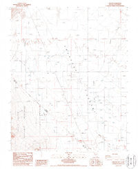 Leeland Nevada Historical topographic map, 1:24000 scale, 7.5 X 7.5 Minute, Year 1987
