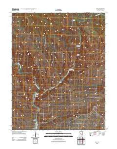Leith Nevada Historical topographic map, 1:24000 scale, 7.5 X 7.5 Minute, Year 2012