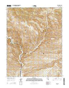 Leith Nevada Current topographic map, 1:24000 scale, 7.5 X 7.5 Minute, Year 2014