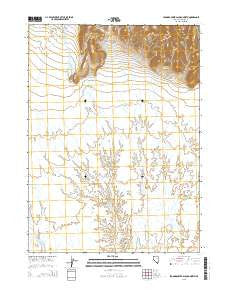 Leonard Creek Slough North Nevada Current topographic map, 1:24000 scale, 7.5 X 7.5 Minute, Year 2015