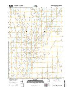Leonard Creek Slough South Nevada Current topographic map, 1:24000 scale, 7.5 X 7.5 Minute, Year 2015
