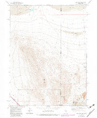 Leppy Peak Nevada Historical topographic map, 1:24000 scale, 7.5 X 7.5 Minute, Year 1971