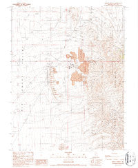 Liberty Springs Nevada Historical topographic map, 1:24000 scale, 7.5 X 7.5 Minute, Year 1987