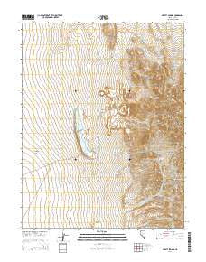 Liberty Springs Nevada Current topographic map, 1:24000 scale, 7.5 X 7.5 Minute, Year 2014