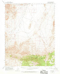 Lida Wash Nevada Historical topographic map, 1:62500 scale, 15 X 15 Minute, Year 1963