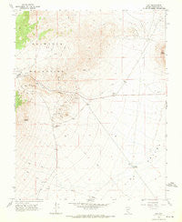 Lida Nevada Historical topographic map, 1:24000 scale, 7.5 X 7.5 Minute, Year 1968