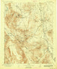 Lida Nevada Historical topographic map, 1:250000 scale, 1 X 1 Degree, Year 1913