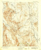 Lida Nevada Historical topographic map, 1:250000 scale, 1 X 1 Degree, Year 1913