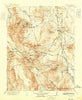 Lida Nevada Historical topographic map, 1:250000 scale, 1 X 1 Degree, Year 1913