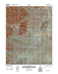 Lida Wash NW Nevada Historical topographic map, 1:24000 scale, 7.5 X 7.5 Minute, Year 2011