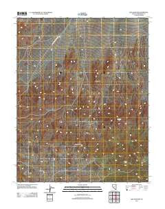 Lida Wash SW Nevada Historical topographic map, 1:24000 scale, 7.5 X 7.5 Minute, Year 2011