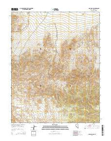 Lida Wash SW Nevada Current topographic map, 1:24000 scale, 7.5 X 7.5 Minute, Year 2014