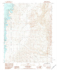 Lime Wash Nevada Historical topographic map, 1:24000 scale, 7.5 X 7.5 Minute, Year 1983