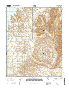 Lime Wash Nevada Current topographic map, 1:24000 scale, 7.5 X 7.5 Minute, Year 2015
