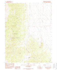 Limestone Peak Nevada Historical topographic map, 1:24000 scale, 7.5 X 7.5 Minute, Year 1990