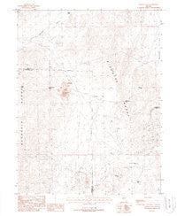 Lincoln Flat Nevada Historical topographic map, 1:24000 scale, 7.5 X 7.5 Minute, Year 1988