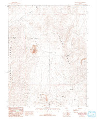 Lincoln Flat Nevada Historical topographic map, 1:24000 scale, 7.5 X 7.5 Minute, Year 1988