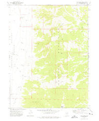 Lion Spring Nevada Historical topographic map, 1:24000 scale, 7.5 X 7.5 Minute, Year 1972