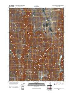 Little Coleman Canyon Nevada Historical topographic map, 1:24000 scale, 7.5 X 7.5 Minute, Year 2011