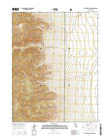 Little Horse Canyon Nevada Current topographic map, 1:24000 scale, 7.5 X 7.5 Minute, Year 2014