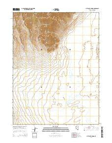 Little Hot Springs Nevada Current topographic map, 1:24000 scale, 7.5 X 7.5 Minute, Year 2014