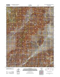 Little Huntoon Valley Nevada Historical topographic map, 1:24000 scale, 7.5 X 7.5 Minute, Year 2011
