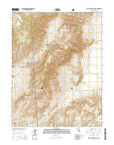Little Huntoon Valley Nevada Current topographic map, 1:24000 scale, 7.5 X 7.5 Minute, Year 2014