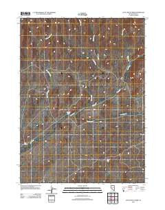 Little Rock Creek Nevada Historical topographic map, 1:24000 scale, 7.5 X 7.5 Minute, Year 2012
