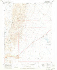 Lockes Nevada Historical topographic map, 1:24000 scale, 7.5 X 7.5 Minute, Year 1968