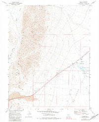Lockes Nevada Historical topographic map, 1:24000 scale, 7.5 X 7.5 Minute, Year 1968