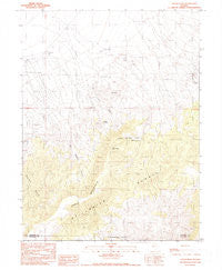Logan Peak Nevada Historical topographic map, 1:24000 scale, 7.5 X 7.5 Minute, Year 1990