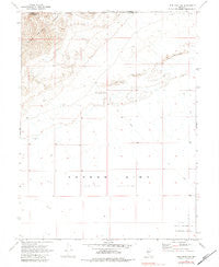 Lone Rock NW Nevada Historical topographic map, 1:24000 scale, 7.5 X 7.5 Minute, Year 1969
