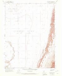 Lone Rock SE Nevada Historical topographic map, 1:24000 scale, 7.5 X 7.5 Minute, Year 1969