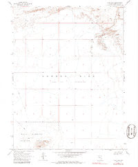 Lone Rock Nevada Historical topographic map, 1:24000 scale, 7.5 X 7.5 Minute, Year 1969