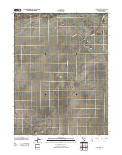 Lone Rock Nevada Historical topographic map, 1:24000 scale, 7.5 X 7.5 Minute, Year 2011