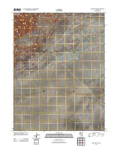 Lone Rock NW Nevada Historical topographic map, 1:24000 scale, 7.5 X 7.5 Minute, Year 2011