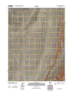 Lone Rock SE Nevada Historical topographic map, 1:24000 scale, 7.5 X 7.5 Minute, Year 2011
