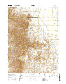 Long Canyon Nevada Current topographic map, 1:24000 scale, 7.5 X 7.5 Minute, Year 2014