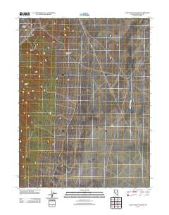 Long Valley Slough Nevada Historical topographic map, 1:24000 scale, 7.5 X 7.5 Minute, Year 2012