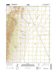 Long Valley Slough Nevada Current topographic map, 1:24000 scale, 7.5 X 7.5 Minute, Year 2014