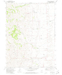 Loomis Mtn Nevada Historical topographic map, 1:24000 scale, 7.5 X 7.5 Minute, Year 1968