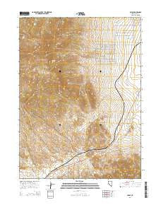 Loray Nevada Current topographic map, 1:24000 scale, 7.5 X 7.5 Minute, Year 2014