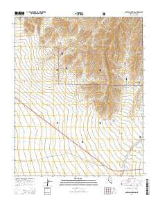 Lost Cabin Spring Nevada Current topographic map, 1:24000 scale, 7.5 X 7.5 Minute, Year 2014